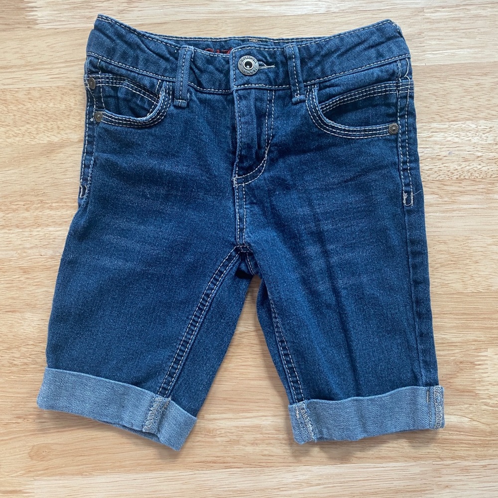 Arizona girls bermuda denim shorts, size 8 slim